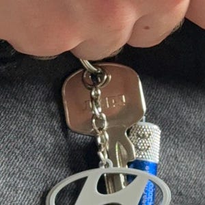 Hyundai Keychain: Car Logo Key Ring for Auto Lovers