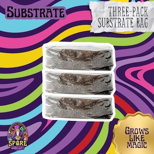 Mushroom CVG Substrate | 3 Pack Pasteurized Coco Coir Blend