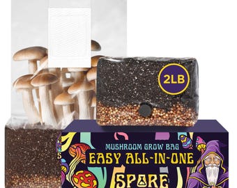 2LB All-In-One Mushroom Grow Bag | High Yield, Dung Loving