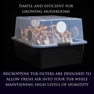 Produktbild von Mushroom Cultivation Adhesive Filter Disks 24pcs 2.5 Monotub Filter Disks - Breathable Mushroom Cultivation Supplies & Replacement Filters Mushroom Farm Accessories