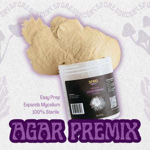 Malt Extract Agar Powder 227 Grams | MEYA | Great for Mushrooms | Makes Over 200 Agar Petri Dishes | Lab Supplies | Mycology | Free Shipping