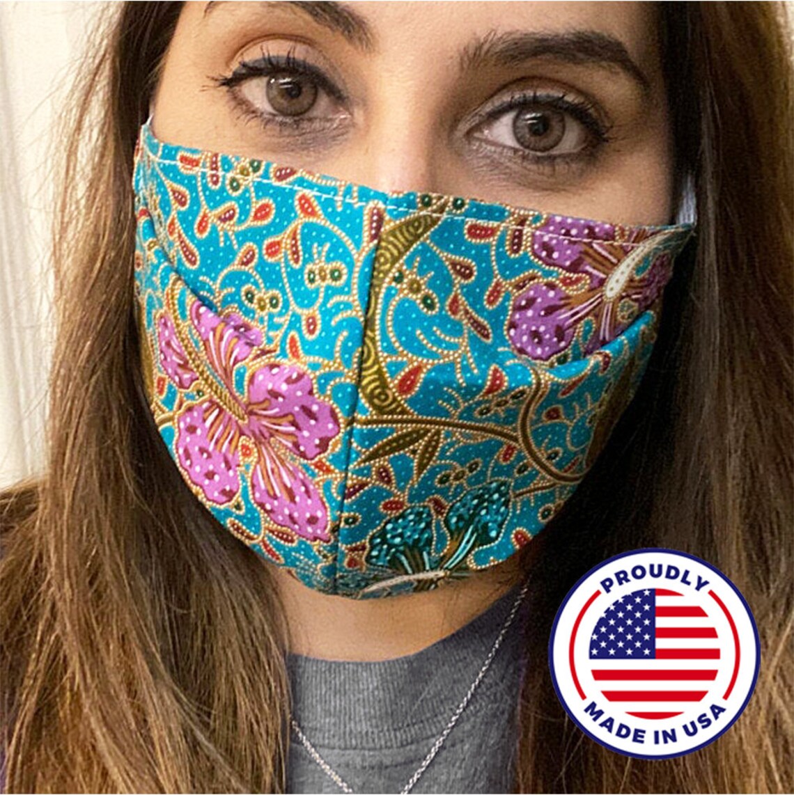 BULK 10 Pretty Floral Face Masks for Women Made in USA Etsy