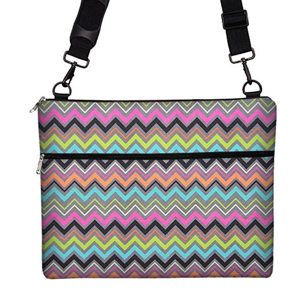 13 inch Chevron Laptop Bag for MacBook Pro 13" Case Sleeve Cover Mac Laptop Messenger Bag with Strap  multi color colorful RTS