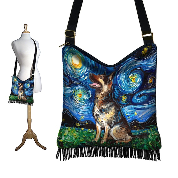 German Shepherd Shoulder Bag - Black German Shepherd Shoulder Bag - Black