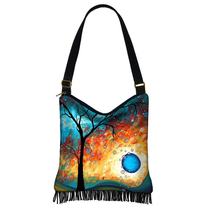 Madart Hippie Crossbody Bag Fringe Hobo Purse Cross Body Etsy