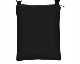 Wallet body bag／ミニポーチ付／black mesh Crossbody chest bag 