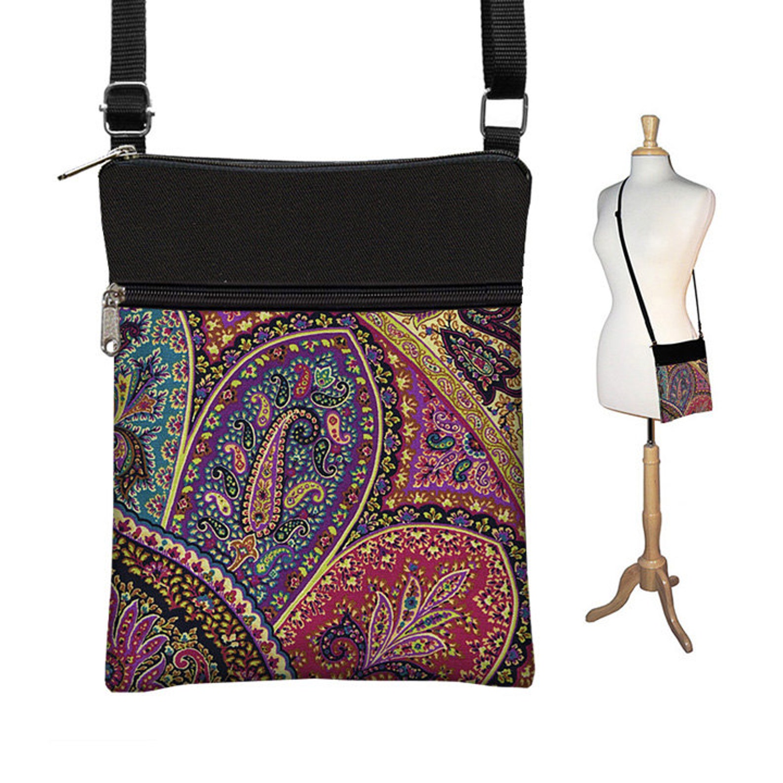 Pretty Boho Sling Bag Shoulder Bag Small CrossBody Purse Etsy