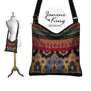 vintage Kilim tapisserie sac Hobo sac Chenille bandoulière sac bandoulière franges sac à main hippie sac à bandoulière Boho vêtements bijou couleurs QCK