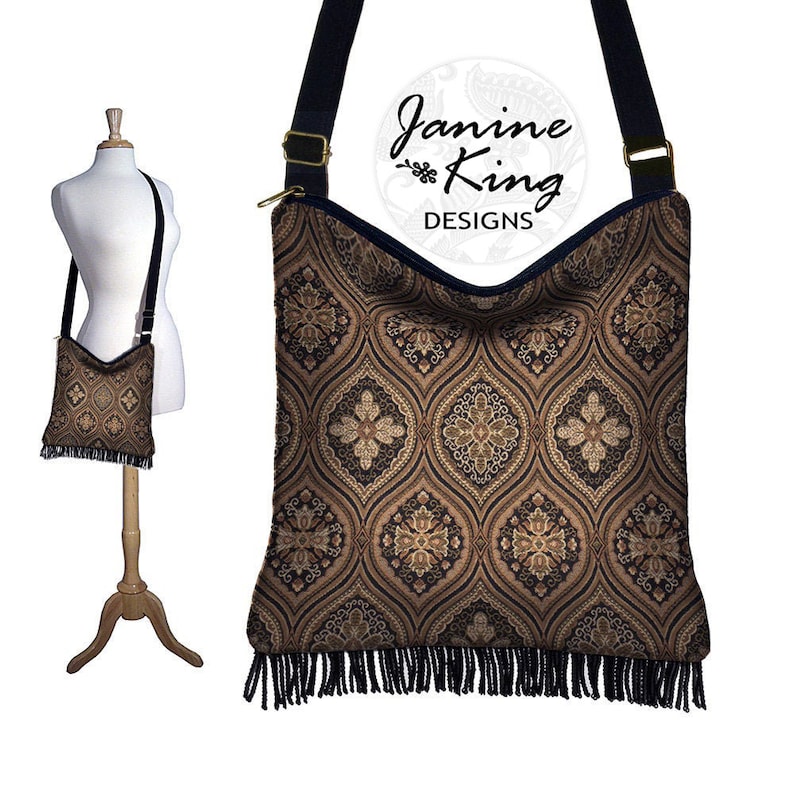 Bohemian Gypsy Fringe Purse Cross Body Hobo Bag Sling Etsy