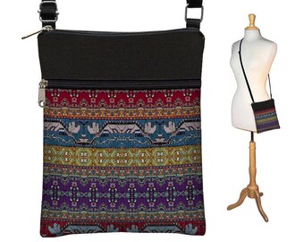 Small Crossbody Bag Bohemian Bag Cross Body Purse Boho Fabric