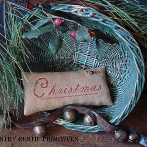 Primitivo Navidad Armario Guardar Almohada Punto de Cruz E Patrón PDF