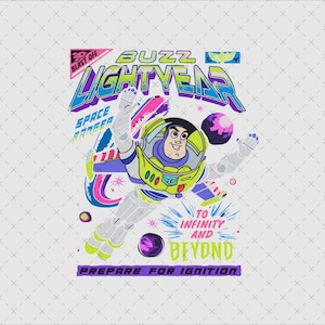 Retro Buzz Lightyear Png, Buzz Lightyear Png, Buzz Lightyear Sublimation, Toy Story Png, Digital File, Only Png, Instant Download