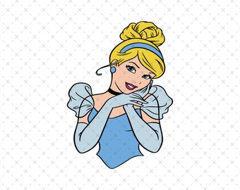 Cinderella Princess Svg, Disney Princess Svg, Cinderella Svg, Prearing a Shirt, Cinderella Birthday, Svg, Png