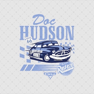 Fabulous Hudson Hornet Svg Png , Hudson Hornet Png , Cars Shirt Png, Family Vacation Png, Cars Png, Digital File,