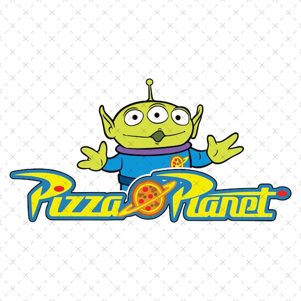 Pizza Planet Png, Pizza Planet Svg, Aliens Svg Png, Foods and Drinks Svg, Pizza Box Party Svg Png, Pizza Restaurant Svg, Digital Download