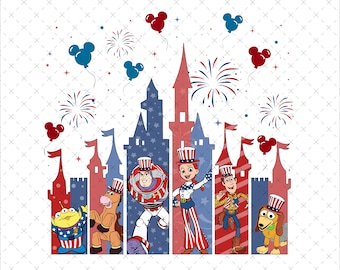 Toy Story 4th of July PNG Toy Story PNG Toy Story 4th of July Iron On Transfer Toy Story Independence Day PNG Woody 4th July Png Buzz Png