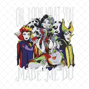 Look What You Made Me Do png, Evil Queen png, Villain png, Snow White Png, Ursula Png Vacation png, Magical Place on Earth Gift