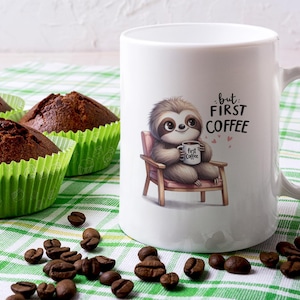 Sloth Mug, Sloth Lovers Coffee Mugs, Hipster Nerdy Animal Coffee Mug, 11 oz coffee mug, Sloth Lovers Gifts Cup Mug, Sloth Coffee Cup