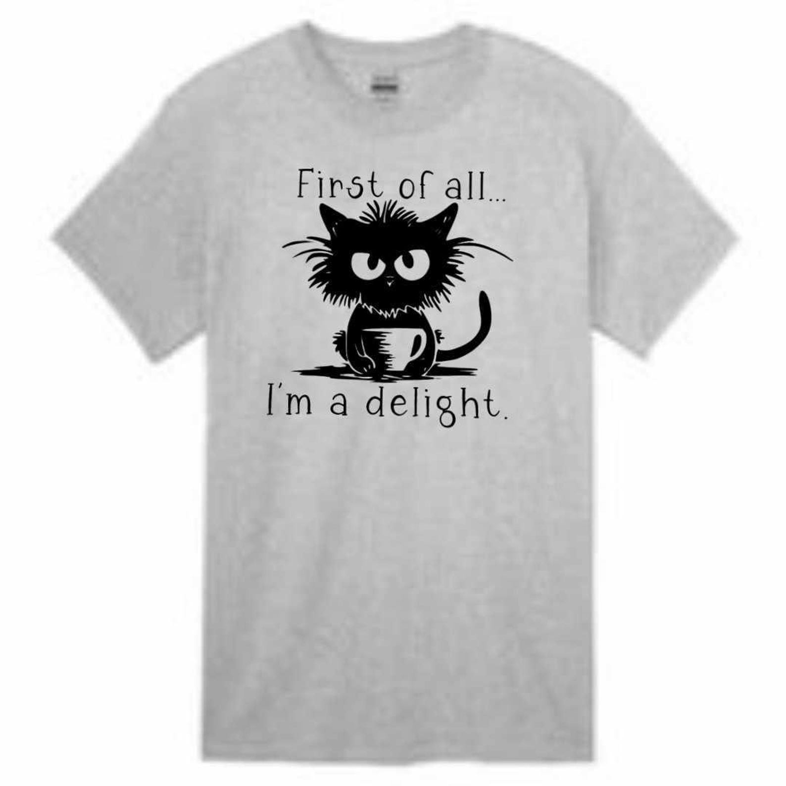 I'm a Delight. Tshirt Decorated by Hand. Each Shirt Made to Order. - Etsy