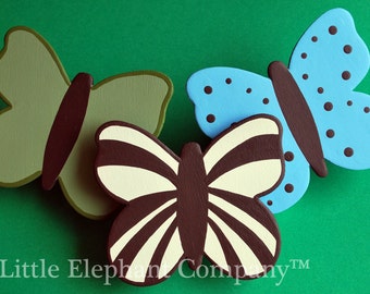 Set 3 Handpainted Zoe Butterfly Quilt Clips Coordinates With Etsy