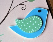 Alexandra Birds Wooden Growth Chart, handpainted, FREE nail cover and personalization