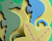 Sea Horse and Starfish Quilt Clips - Set/3