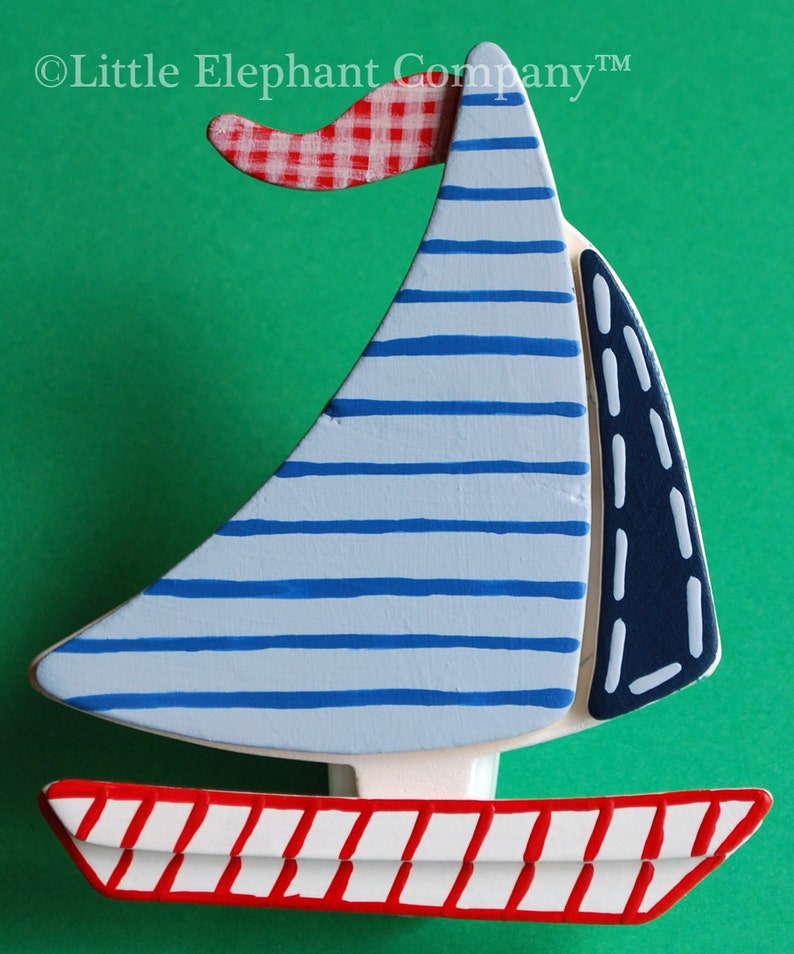 Sail Boat Quilt Clips  Set/3 image 1