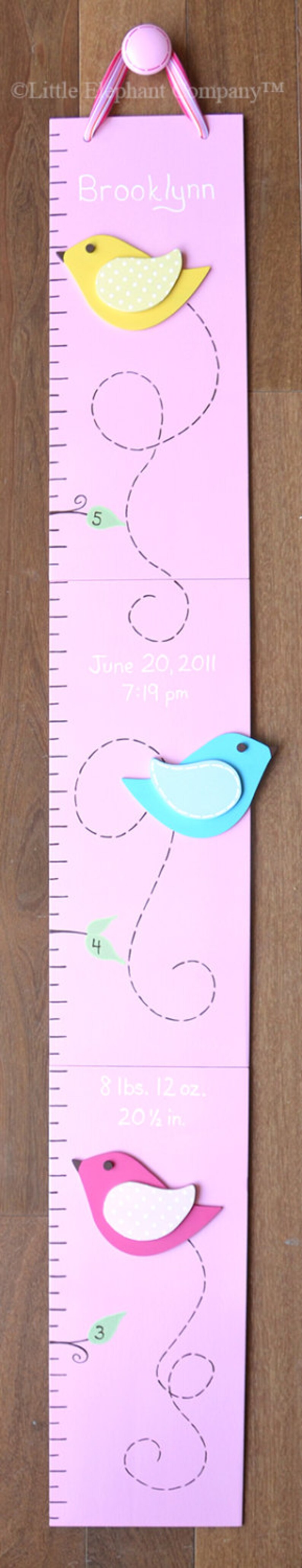 Pink Flower Growth Chart