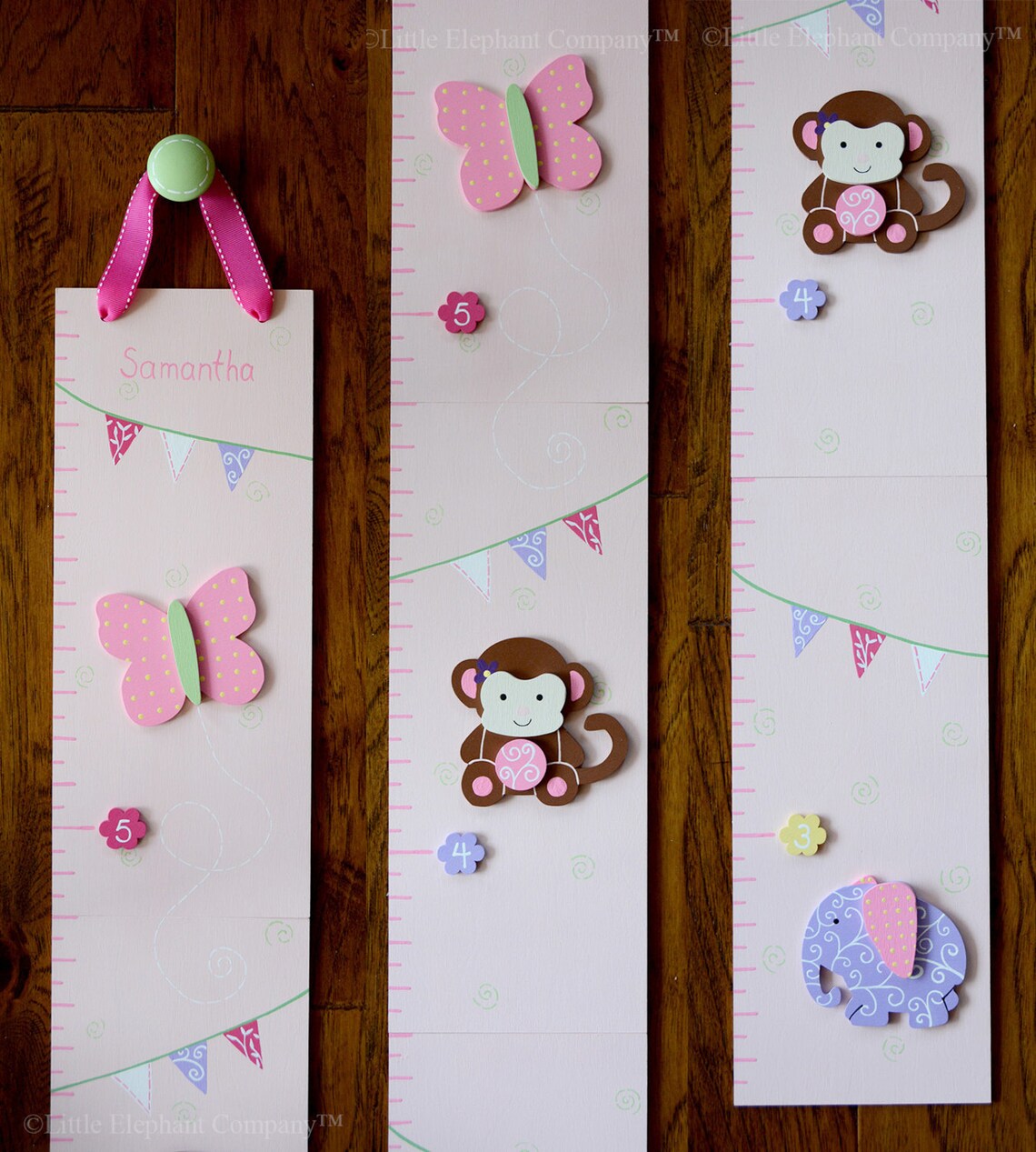 Farmhouse Style Wooden Kids Growth Height Chart Ruler For Boys Etsy