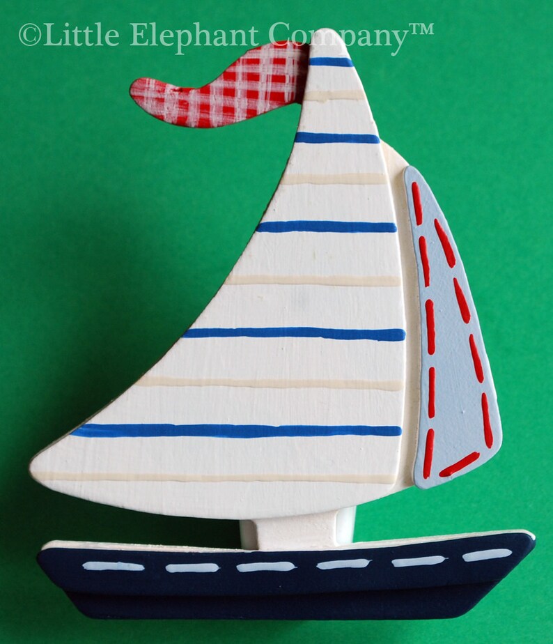 Sail Boat Quilt Clips  Set/3 image 3