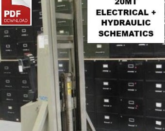 Manual de reparación de esquemas eléctricos e hidráulicos del apilador manual Crown 20MT