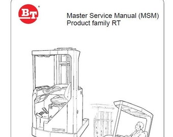 BT RR Series Electric Reach Truck Master Repair Manual PDF