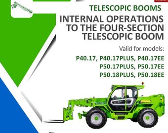 Manual de servicio y reparación del manipulador telescópico Merlo de 4 secciones P40.17 P50.18