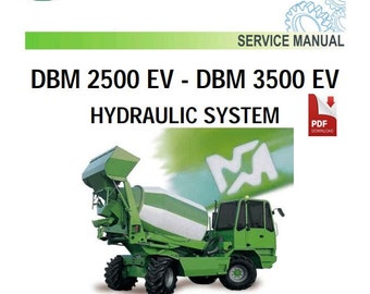 Instrukcja obsługi układu hydraulicznego betoniarki Merlo DBM2000EV - DBM3500EV