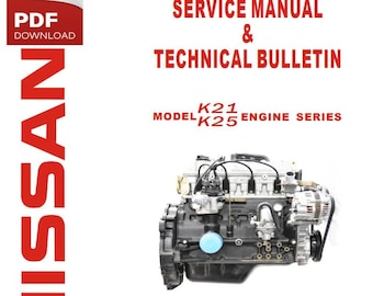 [10%OFF] NISSAN MA系エンジン 整備要領書 未使用新品 日産 K21 K25 エンジン整備、サービスおよび修理マニュアル ガソリン