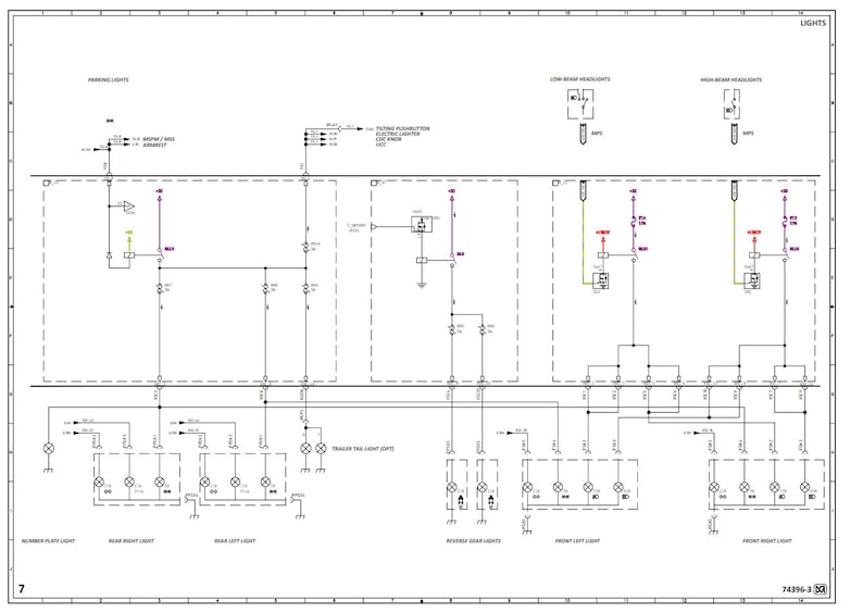 Merlo Telehandler Electrical Wiring Diagrams Manual P120.10HM P120