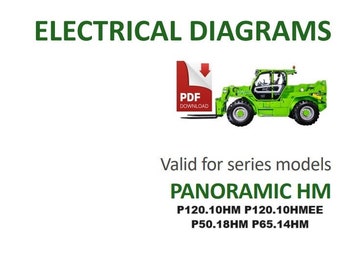 Merlo Telehandler Electrical Wiring Diagrams Manual P120.10HM P120.10HMEE P50.18HM P65.14HM