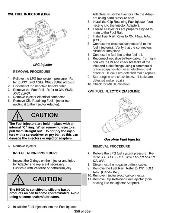 Mazda 2.0L 2.4L Fuel System Service Manual, Diagnostics (PDF