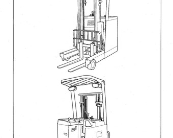 Toyota 7FBR10, 7FBR13, 7FBR15, 7FBR18 Forklift Service Repair