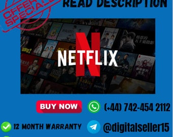 Ｒｅａｄ Ｄｅｓｃｒｉｐｔｉｏｎ ｜｜ Ｂｌａｃｋ Ｆｒｉｄａｙ Ｎｅｔｆｌｉｘ Ｐｒｅｍｉｕｍ Ｕｌｔｒａ ４Ｋ ｜｜ １２ ｍｏｎｔｈ Ｗａｒｒａｎｔｙ  ｜｜ Ｇｅｔ Ｉｔ Ｆｒoｍ Ｗｈａｔｓａｐｐ ＆ Ｔｅｌｅｇｒａｍ