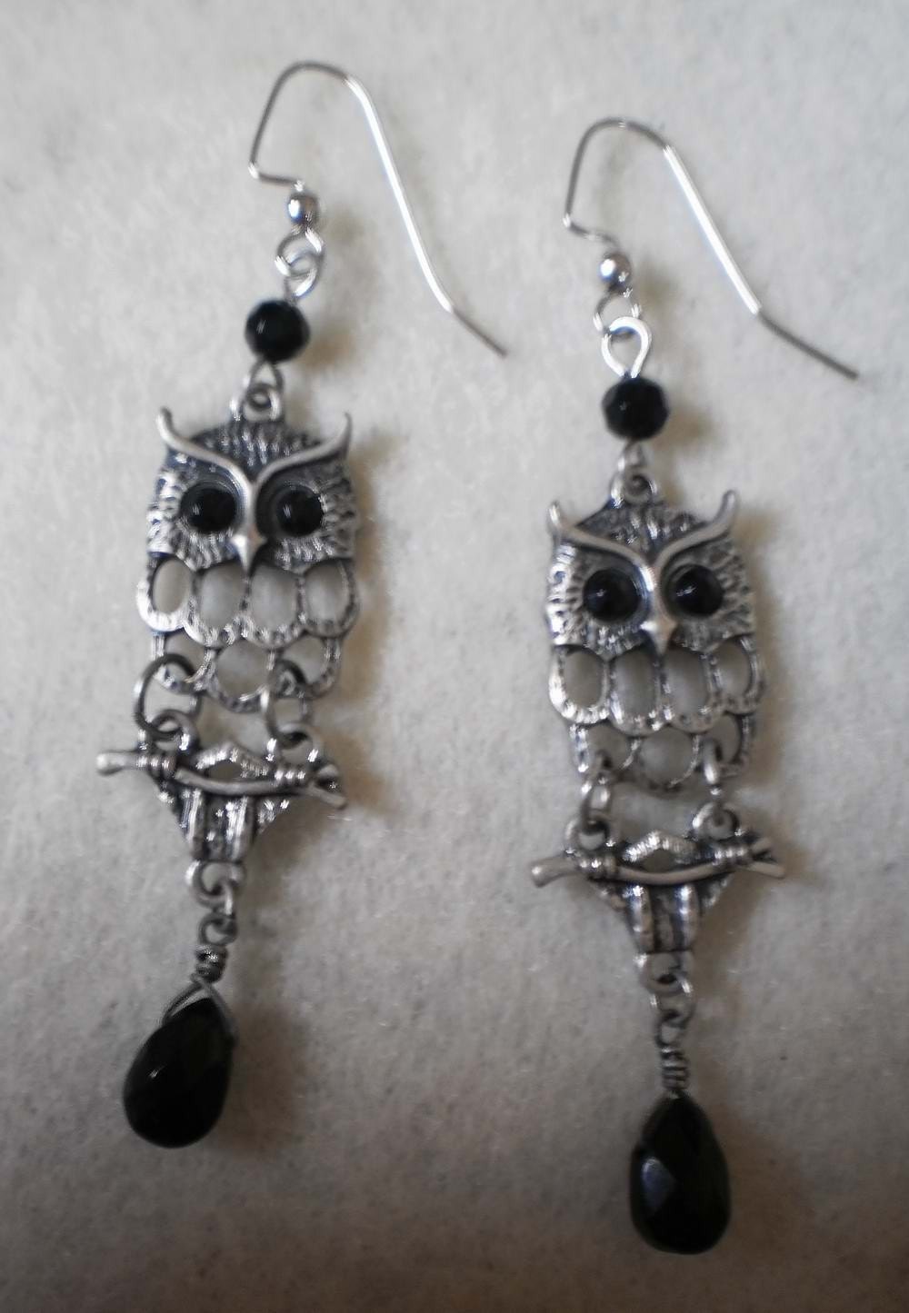 night owl . earrings