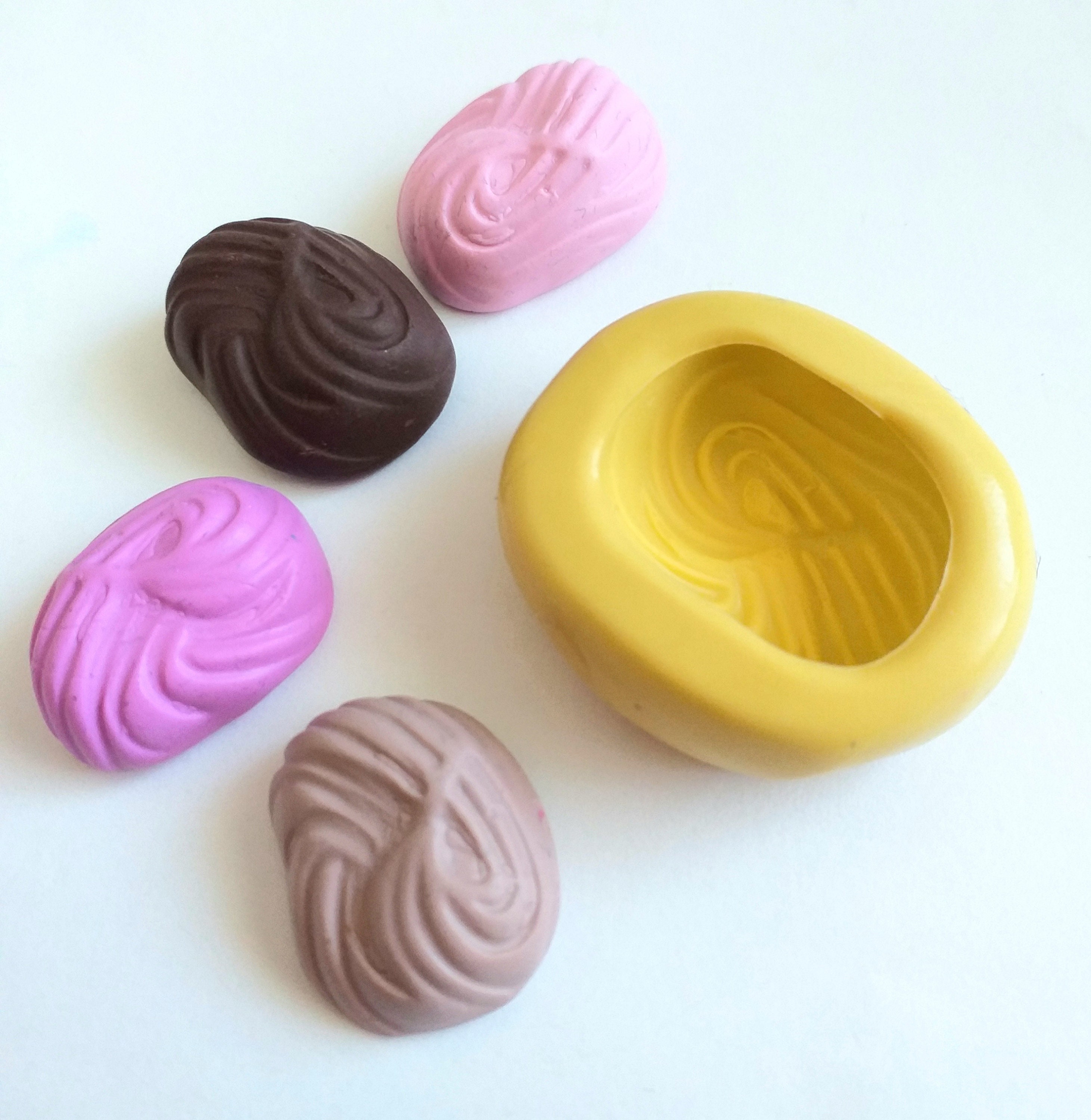 Miniature Tart Bottom Silicone Mold (6 Cavity), Dollhouse Food Craft, MiniatureSweet, Kawaii Resin Crafts, Decoden Cabochons Supplies