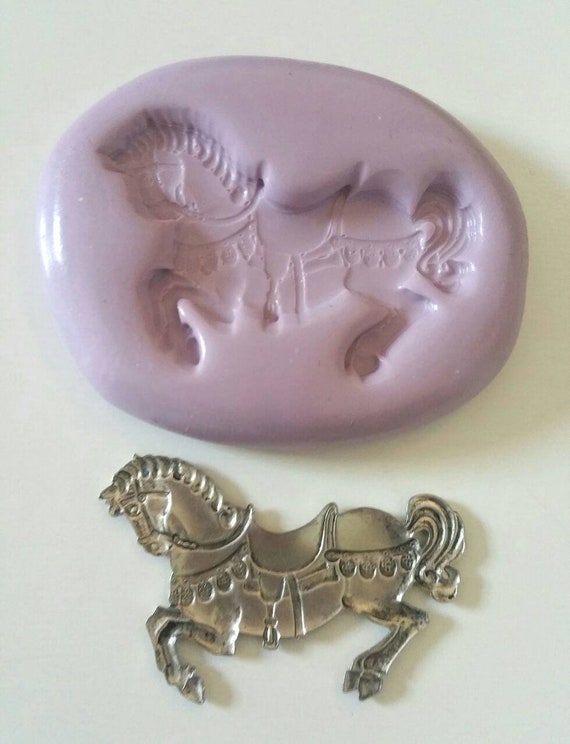 Fete Foraine Cheval En Silicone Moule 45 Mm Fimo Cernit Pate Etsy