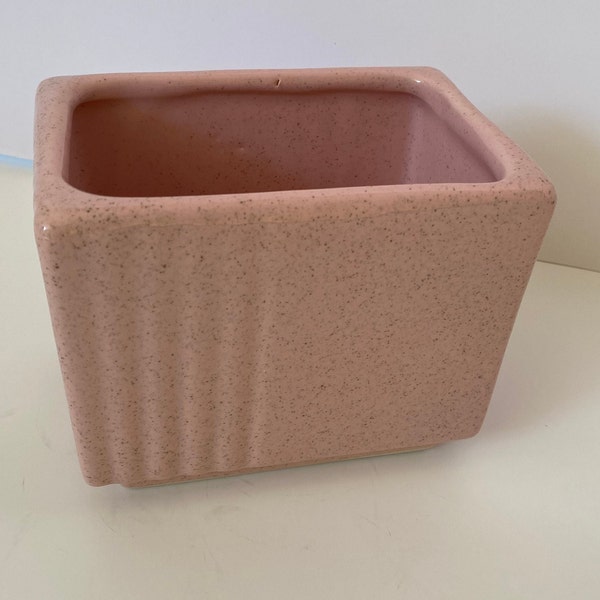 Vintage Pink ceramic planter