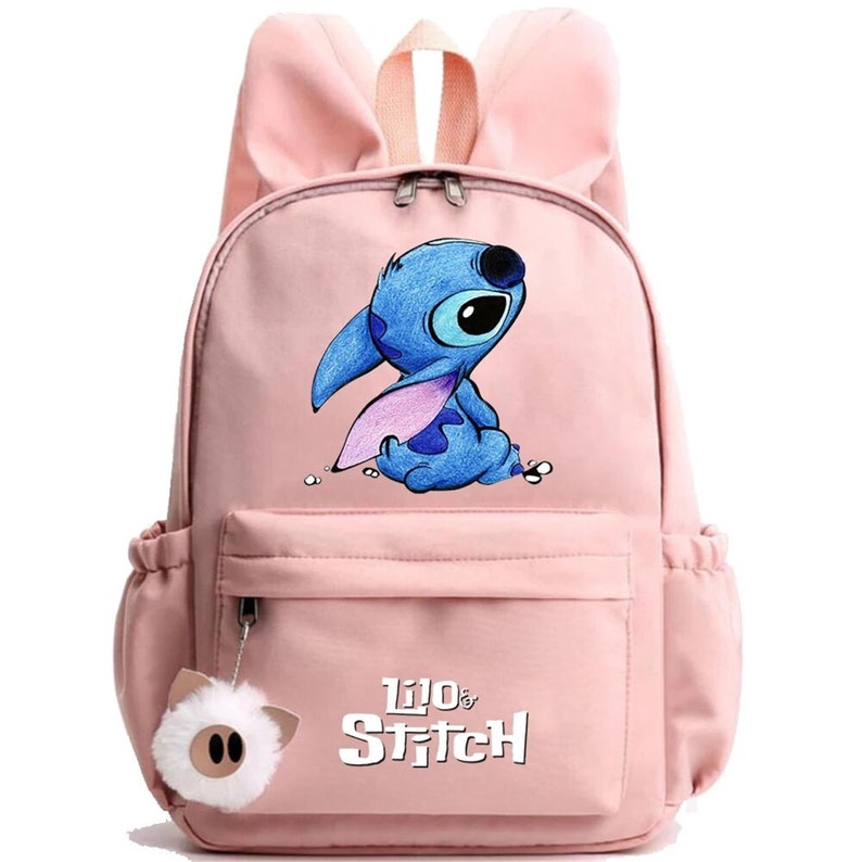 Niedlicher Disney Lilo Stitch Rucksack für Mädchen Jungen Studenten Teenager Kinder Rucksack Frauen Casual Schultaschen Kinder Geburtstag Geschenk Spielzeug Bild 4