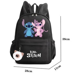 Niedlicher Disney Lilo Stitch Rucksack für Mädchen Jungen Studenten Teenager Kinder Rucksack Frauen Casual Schultaschen Kinder Geburtstag Geschenk Spielzeug Bild 7