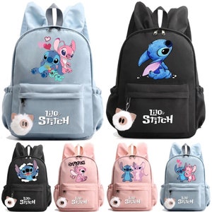 Niedlicher Disney Lilo Stitch Rucksack für Mädchen Jungen Studenten Teenager Kinder Rucksack Frauen Casual Schultaschen Kinder Geburtstag Geschenk Spielzeug Bild 5