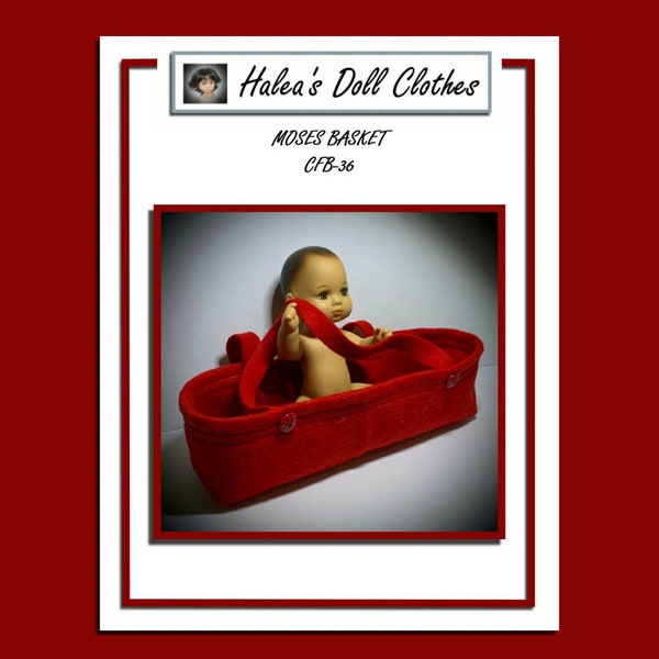 PDF Pattern #CFB-36 Caring For Baby 8 Inch Moses Basket