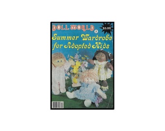 PDFパターン #CP-2 キャベッジパッチまたは養子縁組の子供たちに合う夏のワードローブ