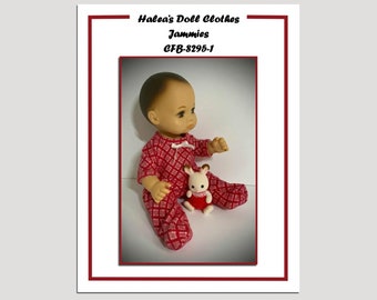 PDF Häkelanleitung #CFB-8295-1 Pflege für Baby 20 cm Jammies